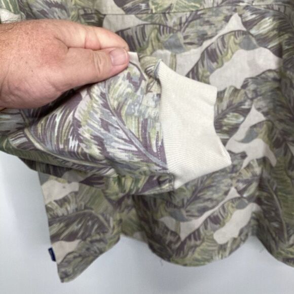 NWT Men's Disney Linen/Cotton Blend Spirit Jersey-medium palm‎ - Picture 8 of 13